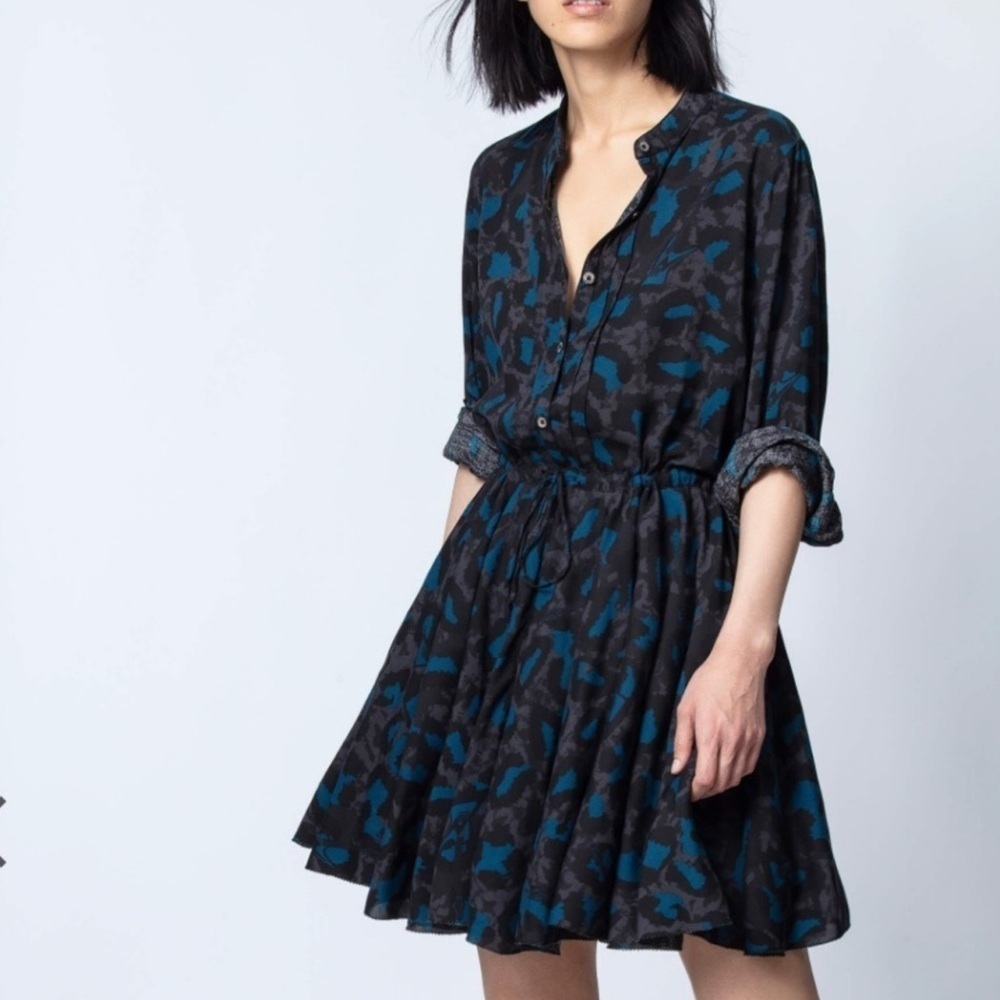 Zadig & Voltaire Ranil Leo Dress Small